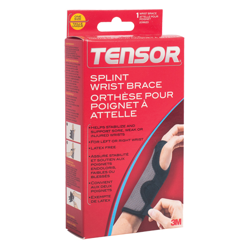 Tensor Wrist Brace, Neoprene, One Size OSI Industrial Sales