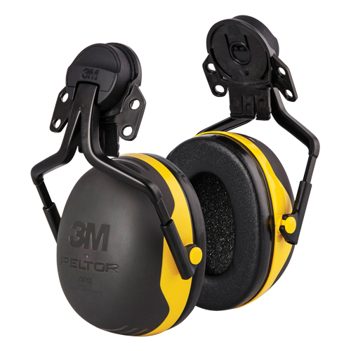 Serres-t&ecirc;te isol&eacute;s &eacute;lectroniquement Peltor, Fixation pour casque, 24 NRR dB OSI Industrial Sales
