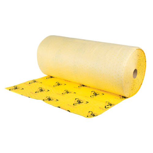 Premium Caution Rolls, Heavyweight, 150' L x 36" W, 57 gal. Absorbancy OSI Industrial Sales
