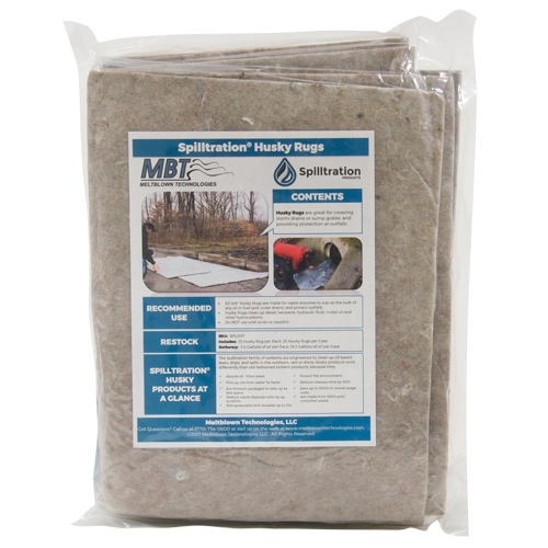 Tapis Husky Spilltration, 32" la x 4' lo, Lourd OSI Industrial Sales