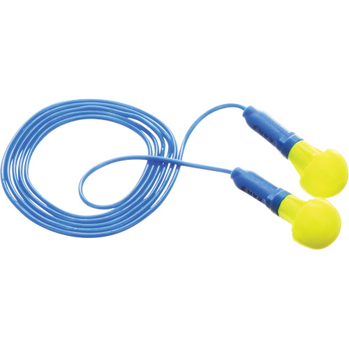 E-A-R Push-Ins Earplugs, Corded, Pair - Polybag, 28/23 dB NRR, One-Size OSI Industrial Sales