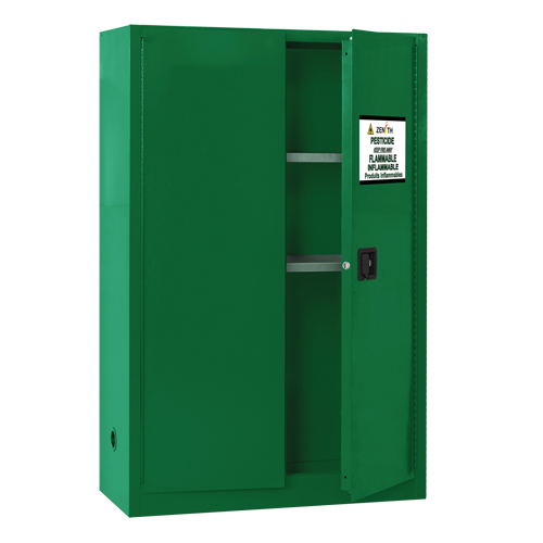 Armoire de rangement pour pesticides, 45 gal., 65" h x 43" l x 18" p OSI Industrial Sales