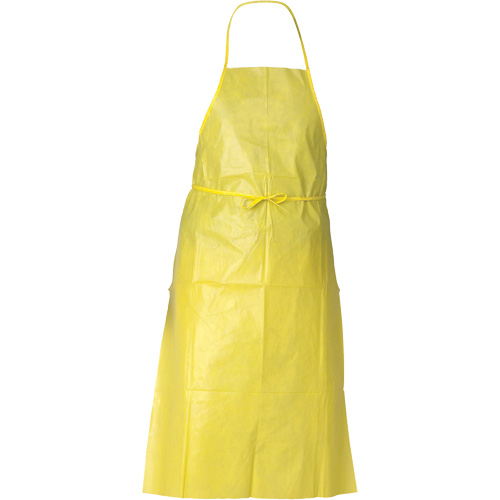 KleenGuard A70 Chemical Spray Protection Apron, Polyethylene, 44" L x 29" W, Yellow OSI Industrial Sales