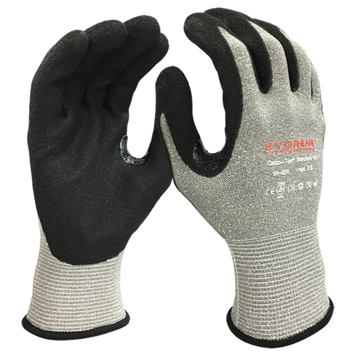 Gants r&eacute;sistants aux coupures, Taille Grand/9, Calibre 13, Rev&ecirc;tement Mousse de nitrile, Enveloppe en Kyorene, ANSI/ISEA 105 niveau 3/EN 388 niveau C OSI Industrial Sales