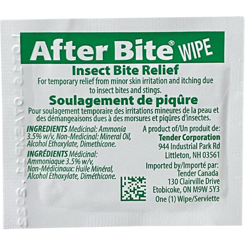 Tampons pour soulagement des piqûres d'insectes After Bite OSI Industrial Sales