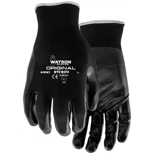 Gants enduits Stealth Original, 7/Petit, R&ecirc;vetement Nitrile, Calibre 13, Enveloppe en Nylon OSI Industrial Sales