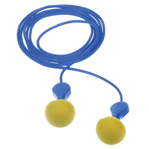 Bouchons d'oreilles d&eacute;tectables E-A-Rsoft Express Pod, Avec cordon, R&eacute;gulier, Vrac - Sachet coussin, NRR dB 23 OSI Industrial Sales