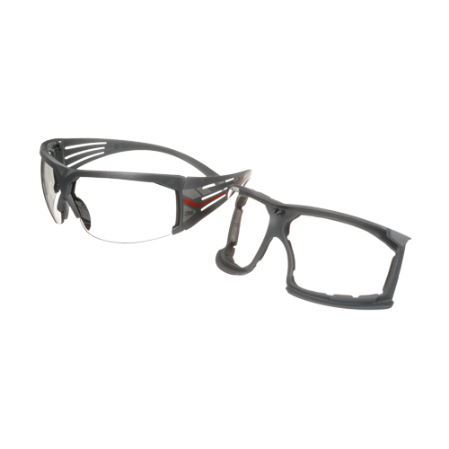 SecureFit 600 Series Safety Glasses with Gasket, Grey/Indoor/Outdoor Lens, Anti-Fog, ANSI Z87+/Meets/Exceeds CSA Z94.3 OSI Industrial Sales