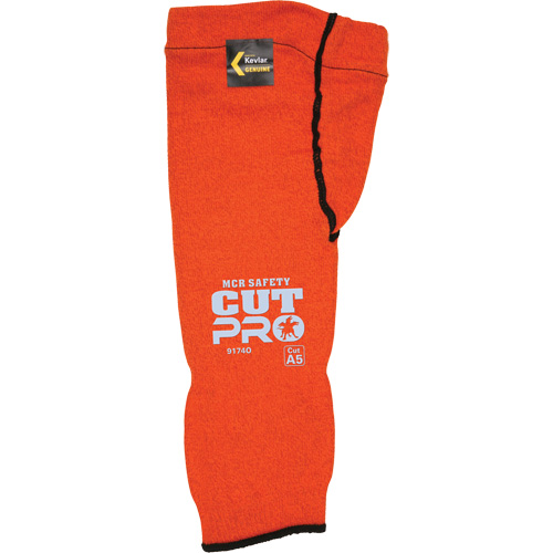 Memphis&reg; Sleeves With Thumb Hole, Kevlar&reg;, 14", ASTM ANSI Level A5, Orange OSI Industrial Sales