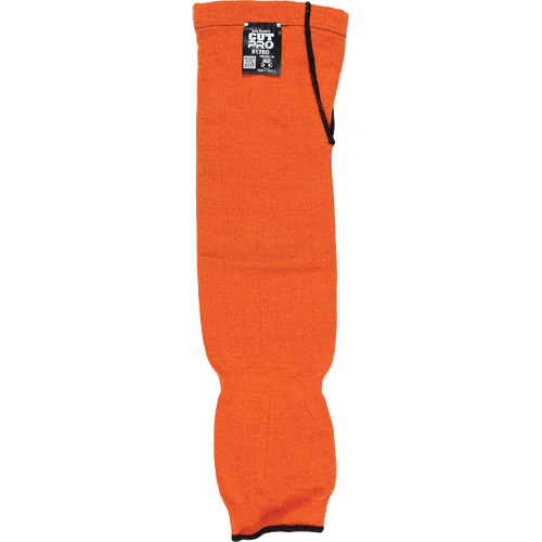 Manches Memphis avec trou pour le pouce, Kevlar, 18", ASTM ANSI niveau A5, Orange OSI Industrial Sales
