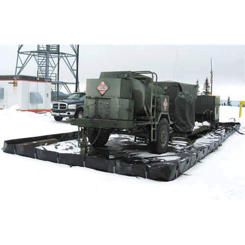 Barres L-Rod Insta-Berm, Capacit&eacute; 1122 gal. US, 10' la x 15' lo x 12" h, Support en L OSI Industrial Sales