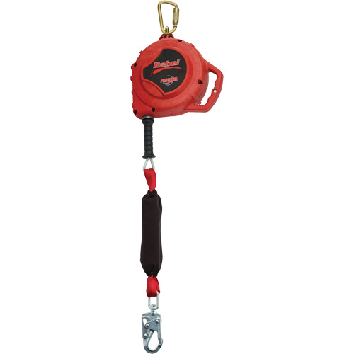 Cordage de s&eacute;curit&eacute; autor&eacute;tractable Rebel, 33', Acier galvanis&eacute;, Pivotant OSI Industrial Sales
