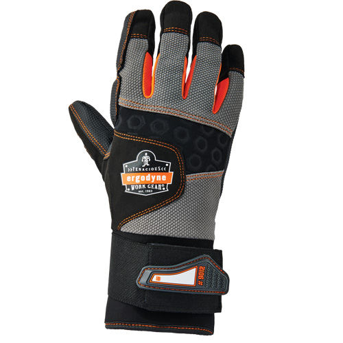 Proflex&reg; 9012 Anti-Vibration Gloves with Wrist Support, Size Small, Synthetic Palm OSI Industrial Sales