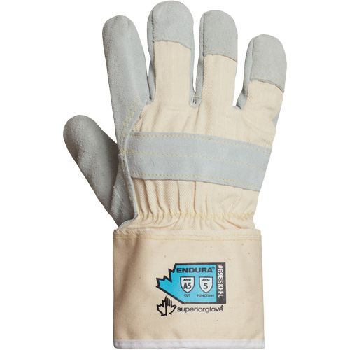 Endura&reg; Cut-Resistant Gloves, Small, Split Leather Palm OSI Industrial Sales