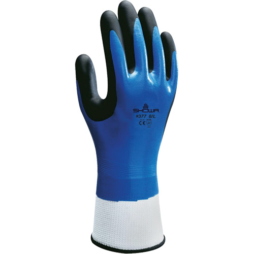 Gants enduits antichocs 377-IP, 7/Moyen, Paume en Synth&eacute;tique, Poignet &eacute;lastique/Poignet en tricot OSI Industrial Sales