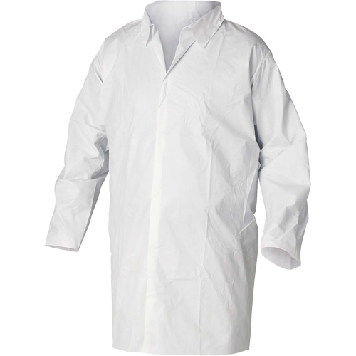 KleenGuard A20 Lab Coat, SMS, White, Medium OSI Industrial Sales
