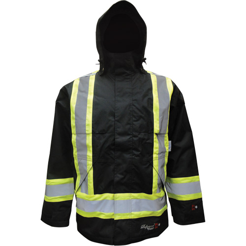 Insulated Jacket, Polyester/Polyurethane, Black, Small OSI Industrial Sales