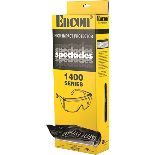 Veratti&reg; Tuff Spec&reg; 1400 Series Safety Glasses with Encon&reg; Dispenser Box, Clear Lens, ANSI Z87+/Meets/Exceeds CSA Z94.3 OSI Industrial Sales