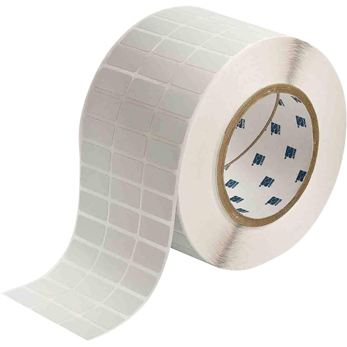 &eacute;tiquettes lustr&eacute;es pour plaques signal&eacute;tiques, Polyester m&eacute;talis&eacute;, 1" lo x 0,5" h, Argent OSI Industrial Sales