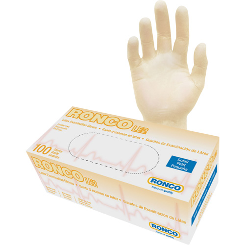 Disposable Gloves, Small, Latex, 4-mil, Powder-Free, Natural, Class 2 OSI Industrial Sales
