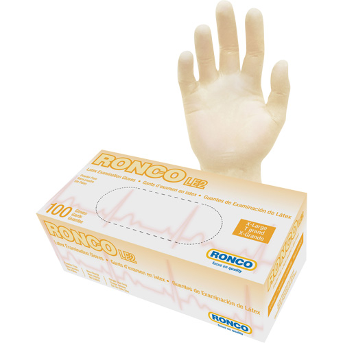 Disposable Gloves, X-Large, Latex, 4-mil, Powder-Free, Natural, Class 2 OSI Industrial Sales