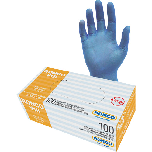 Disposable Gloves, X-Large, Vinyl, 3-mil, Powder-Free, Clear OSI Industrial Sales