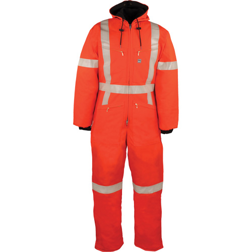 Reflective Insulated Coveralls, 2X-Large, Orange OSI Industrial Sales