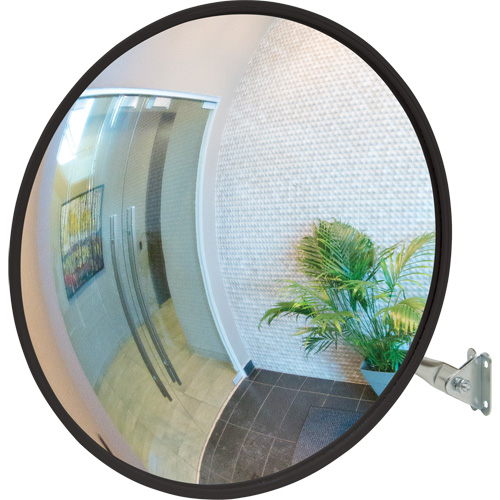 Miroir convexe avec bras t&eacute;lescopique, Int&eacute;rieur/Ext&eacute;rieur, Diam&egrave;tre 12" OSI Industrial Sales