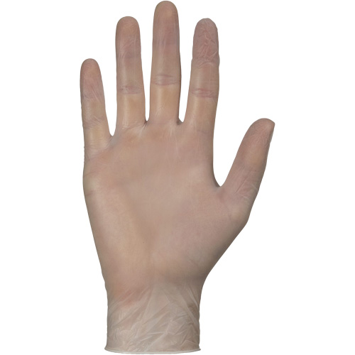 Disposable Gloves, Small, Vinyl, 4-mil, Powder-Free, White OSI Industrial Sales