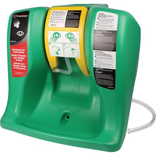 Dynamic Eyewash Station, Gravity-Fed, 16 gal. Capacity, Meets ANSI Z358.1 OSI Industrial Sales