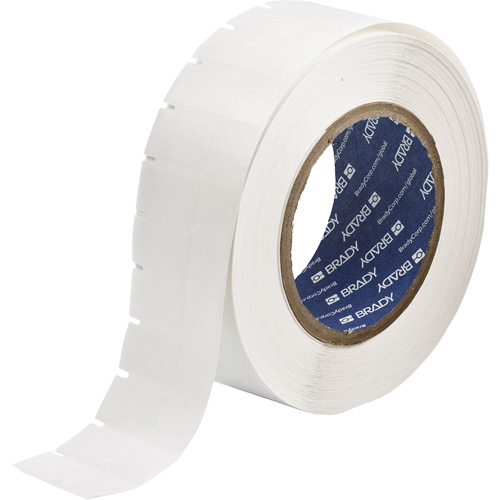 &eacute;tiquettes &agrave; transfert thermique B-461, Polyester, 0,6" lo x 1,625" h, Blanc OSI Industrial Sales
