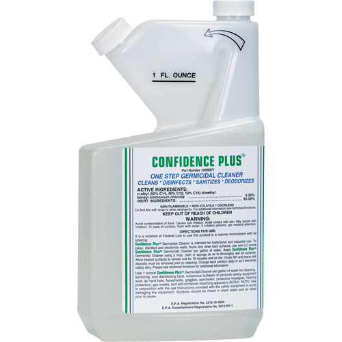 Confidence Plus Germicidal Respirator Cleaner, Liquid OSI Industrial Sales