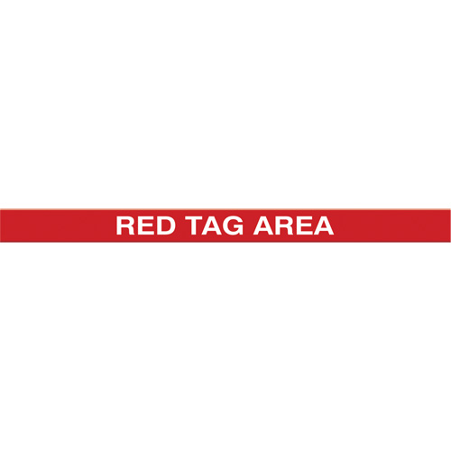 Tough-Mark Heavy-Duty Floor Marking, Rectangle, 48" L x 4" W, Red, Polyethylene OSI Industrial Sales