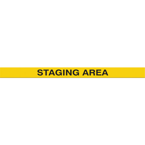 Tough-Mark Heavy-Duty Floor Marking, Rectangle, 48" L x 2" W, Yellow, Polyethylene OSI Industrial Sales