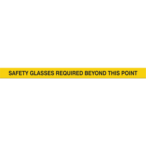 Tough-Mark Heavy-Duty Floor Marking, Rectangle, 48" L x 2" W, Yellow, Polyethylene OSI Industrial Sales