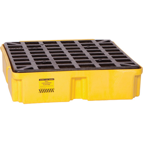 Plateforme de d&eacute;versement modulaire, Capacit&eacute; de d&eacute;versement 15 gal. US, 26" x 26,25" x 6,5" OSI Industrial Sales