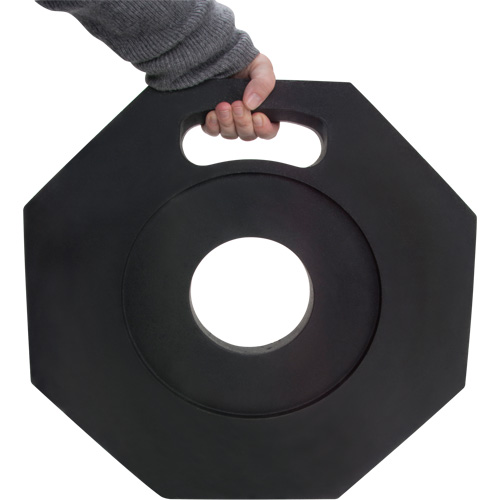 Base en caoutchouc pour poteaux d&eacute;lin&eacute;ateurs de qualit&eacute; sup&eacute;rieure, 12 lb OSI Industrial Sales