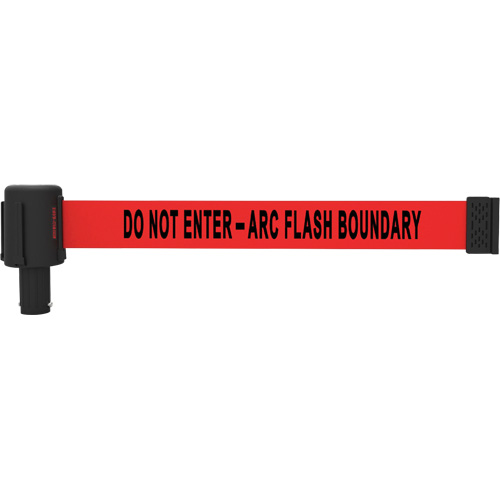 Cassettes de banni&egrave;re PLUS, Do Not Enter - Arc Flash Boundary, 15', Ruban Rouge OSI Industrial Sales
