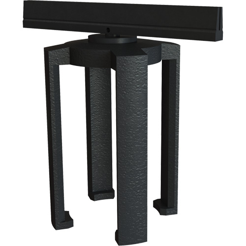 Support pour panneau d'affichage pour le syst&egrave;me de barri&egrave;re PLUS, Noir OSI Industrial Sales