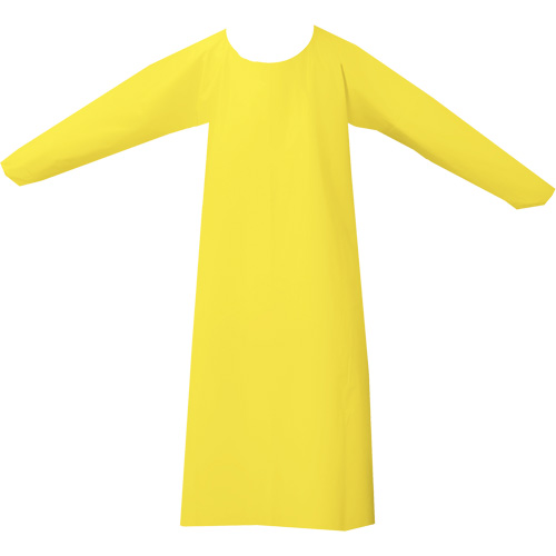 CoverMe Gown, One Size, Yellow, Polyurethane OSI Industrial Sales