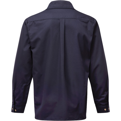 Chemise de travail de luxe 7 oz UltraSoft, Petit, Bleu marin OSI Industrial Sales