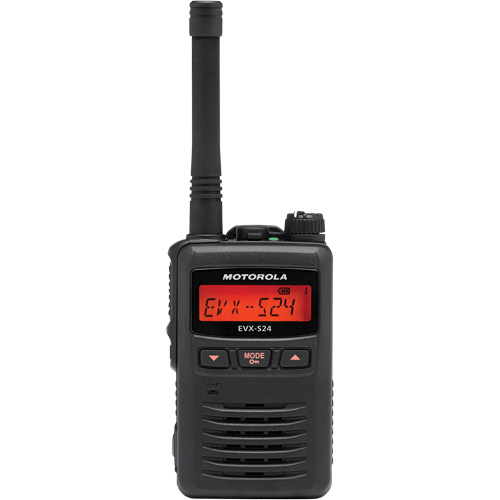 Radio portative de s&eacute;rie EVX-S24, Bande UHF, 256 canaux, Port&eacute;e 200 000 pi² OSI Industrial Sales