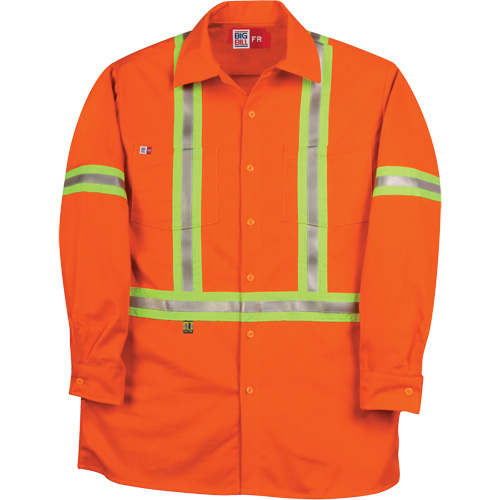 Westex UltraSoft&reg; Industrial Work Shirt, Medium (Tall), Orange OSI Industrial Sales
