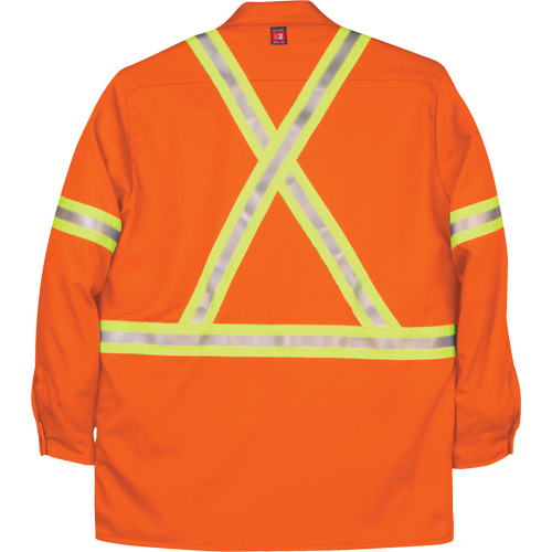 Westex UltraSoft&reg; Industrial Work Shirt, Medium (Tall), Orange OSI Industrial Sales