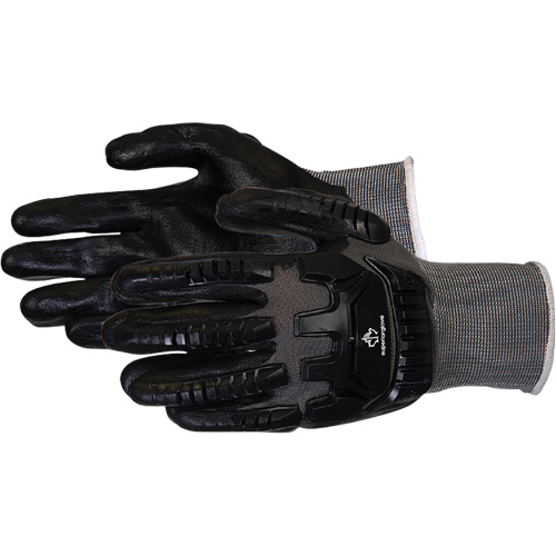 Gants de travail antichocs Dexterity, Petit, Paume en Synth&eacute;tique, Poignet Poignet en tricot OSI Industrial Sales