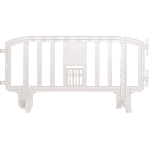 Barricade Movit, Emboîtables, 78" lo x 39" h, Blanc OSI Industrial Sales