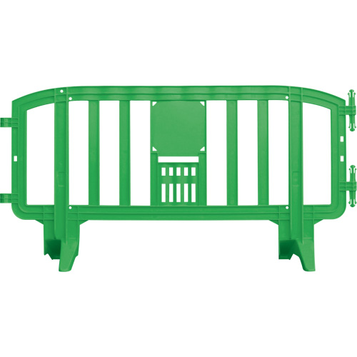 Movit Barricade, Interlocking, 78" L x 39" H, Green OSI Industrial Sales