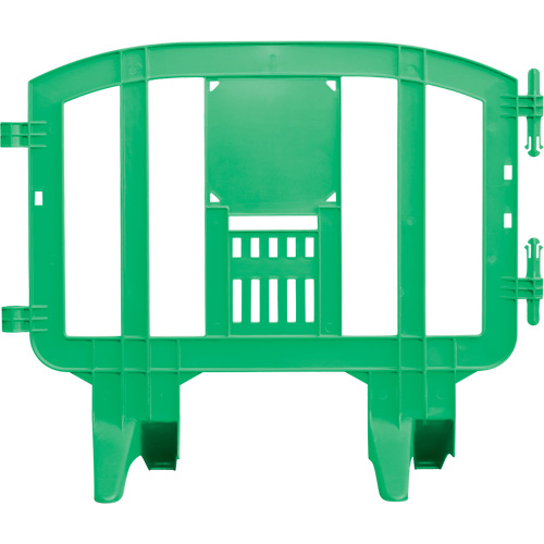 Minit Barricade, Interlocking, 49" L x 39" H, Green OSI Industrial Sales