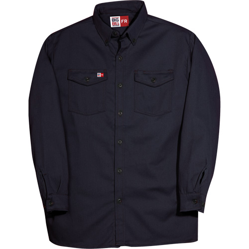 Chemise &agrave; boutons Westex UltraSoft, Moyen (grande taille), Bleu marin OSI Industrial Sales
