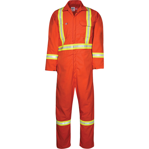 Westex UltraSoft&reg; Unlined Coveralls, Size 4X-Large, Orange, 8.7 cal/cm² OSI Industrial Sales